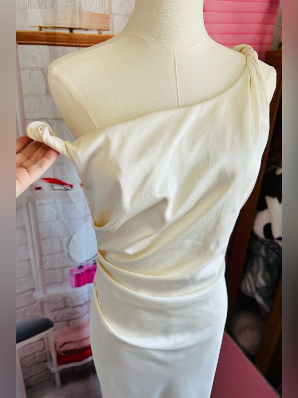 bec + bridge Lunetta Twist Strap Dress