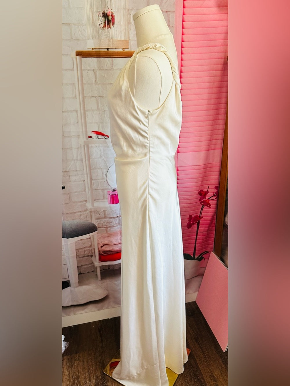 bec + bridge Lunetta Twist Strap Dress