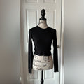 TNA Sleek Black Long Sleeve Tee