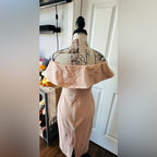 Strapless Dress in Soft Pink by Babaton