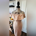 Strapless Dress in Soft Pink by Babaton