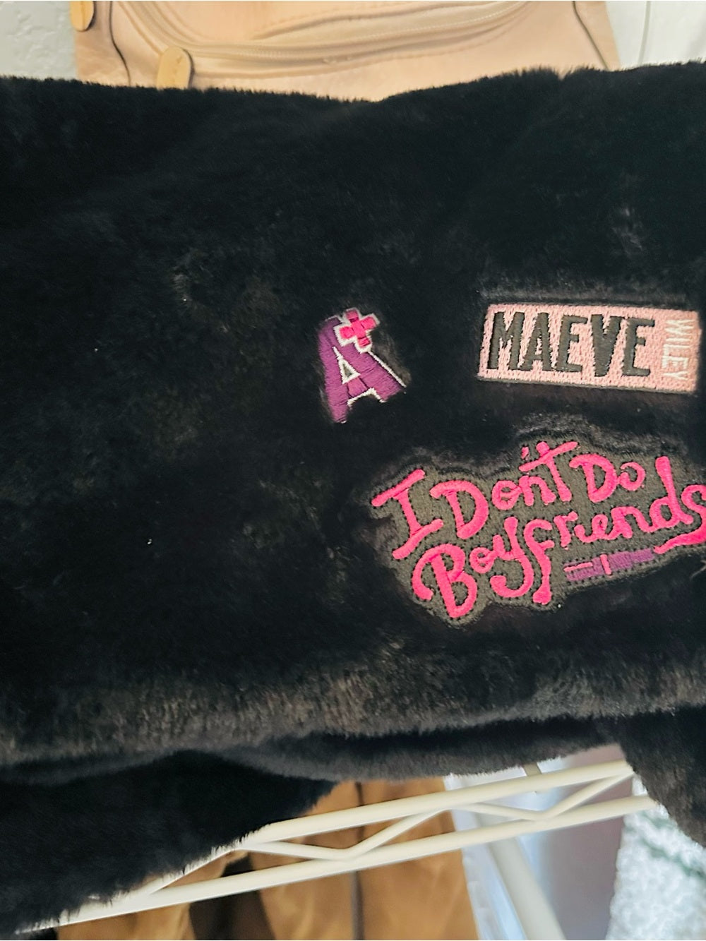 H&M x Sex Education Faux Fur Shoulder Bag | Limited Collection