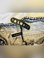 Always Black & White Fair Isle Pattern Leggings