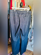 White House Black Market High-Rise Belted Wide-Leg Jean