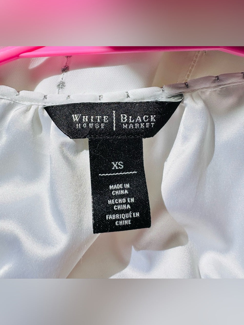 White House Black Market Smocked Blouson Dress