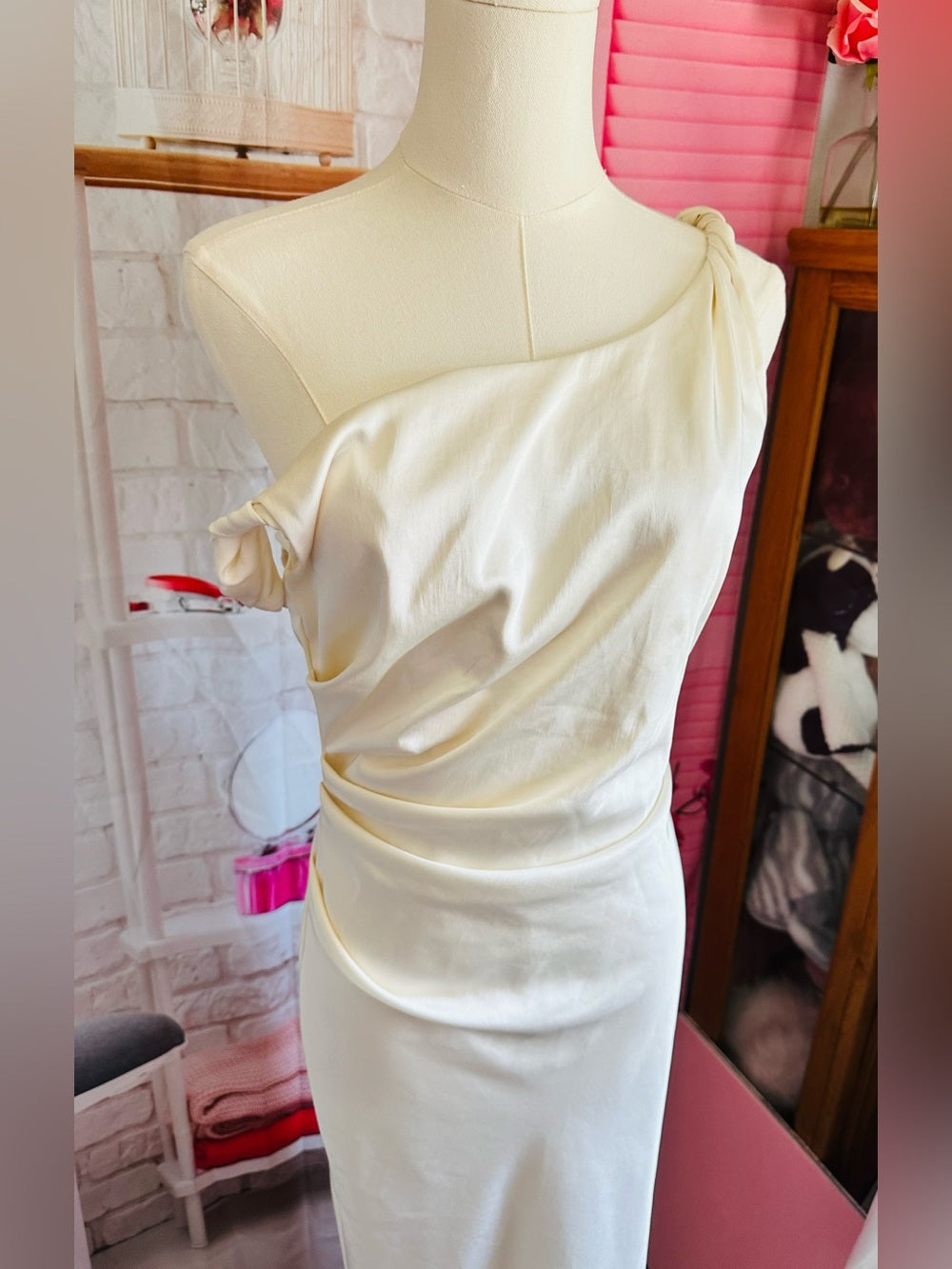 bec + bridge Lunetta Twist Strap Dress