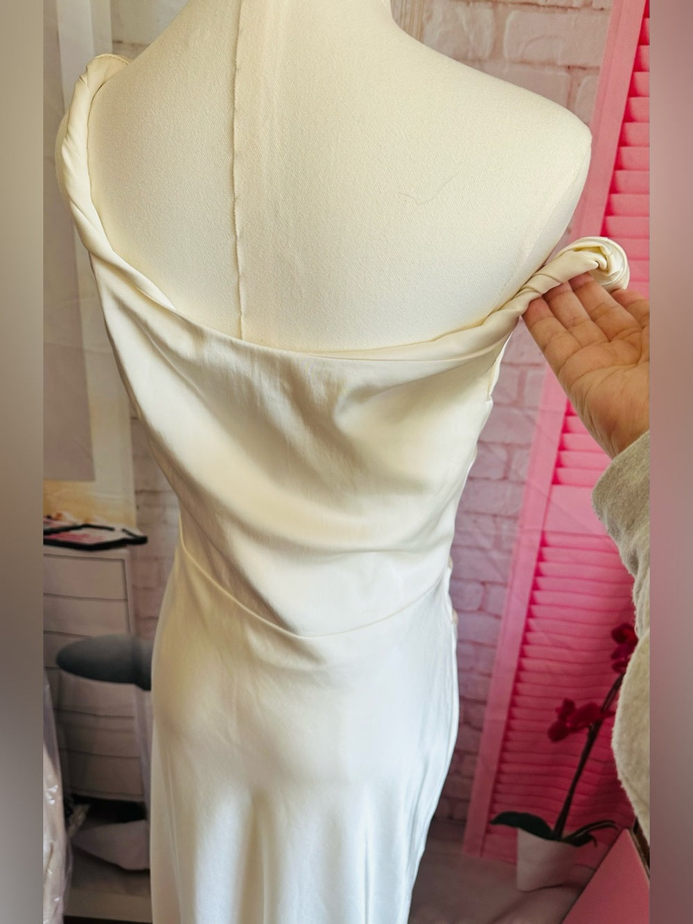 bec + bridge Lunetta Twist Strap Dress